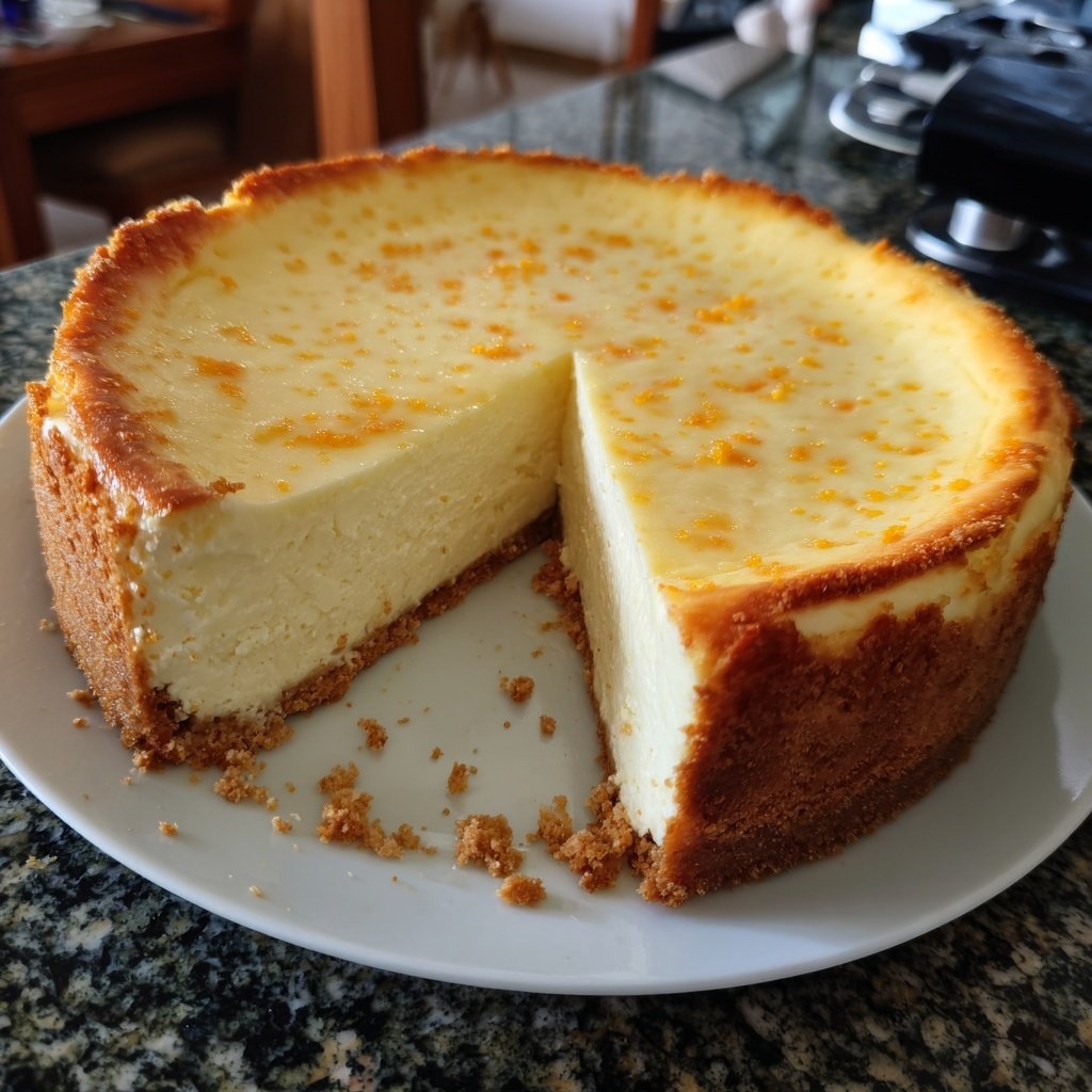 Käsekuchen mit Orangennote