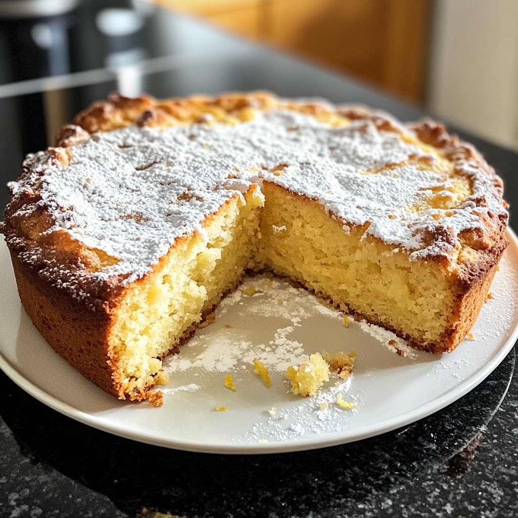 Zitronenkuchen vom Blech saftig