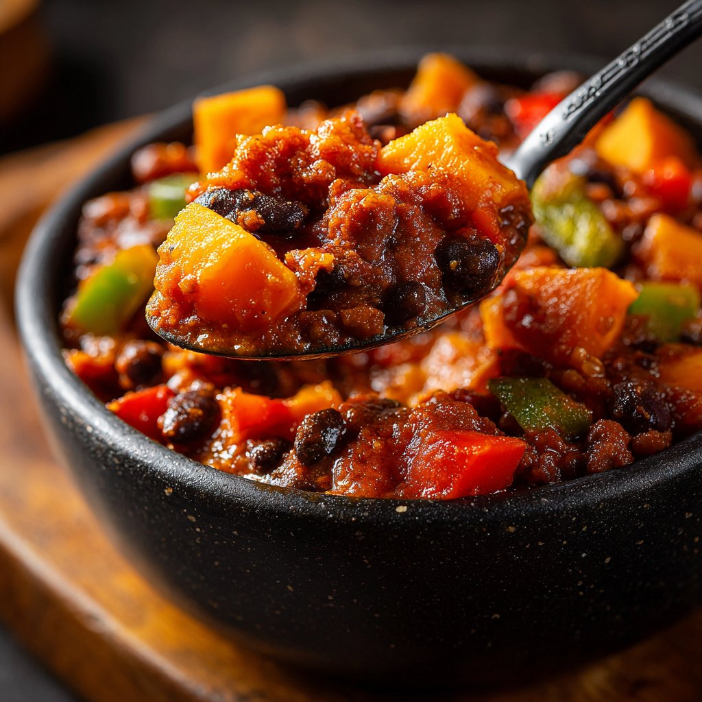 Chili sin Carne mit Süßkartoffel