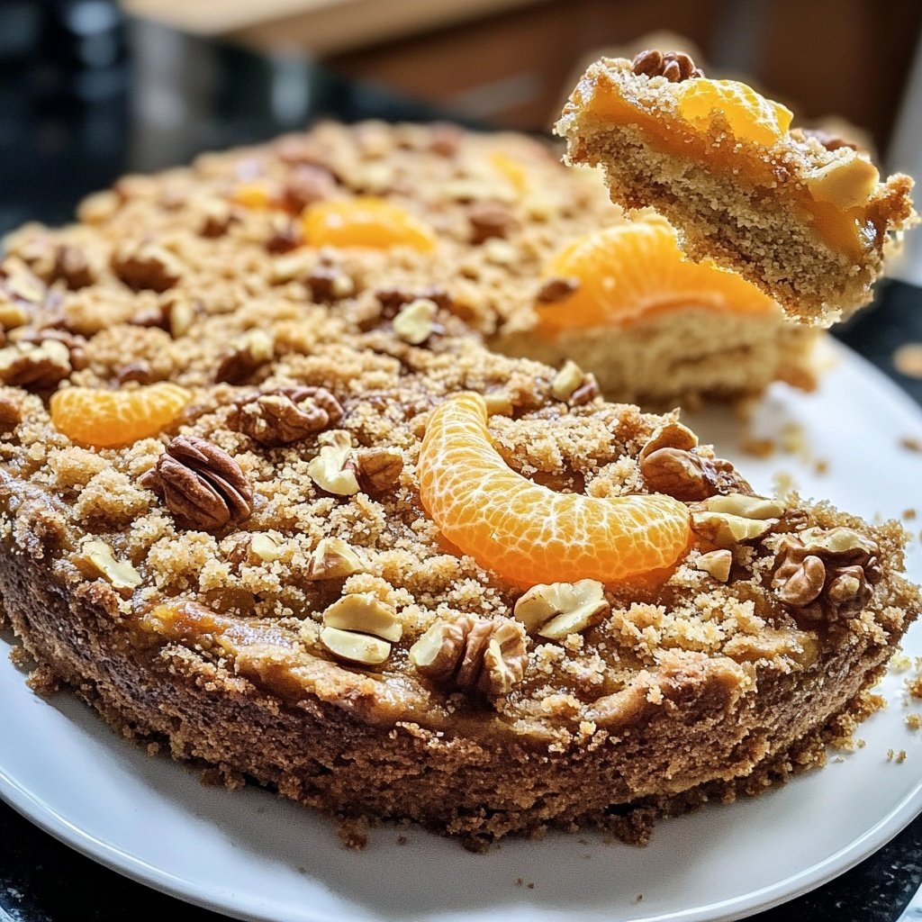 Mandarinen-Nuss-Torte