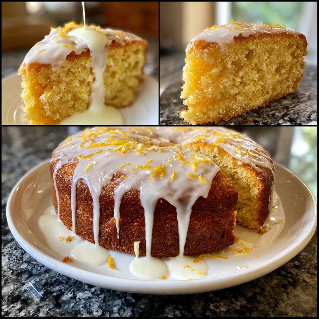 Zitronenkuchen mit Joghurt