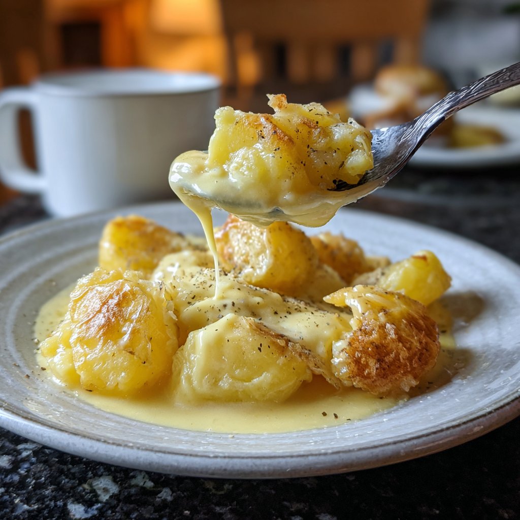 Mittagessen mit Kartoffeln