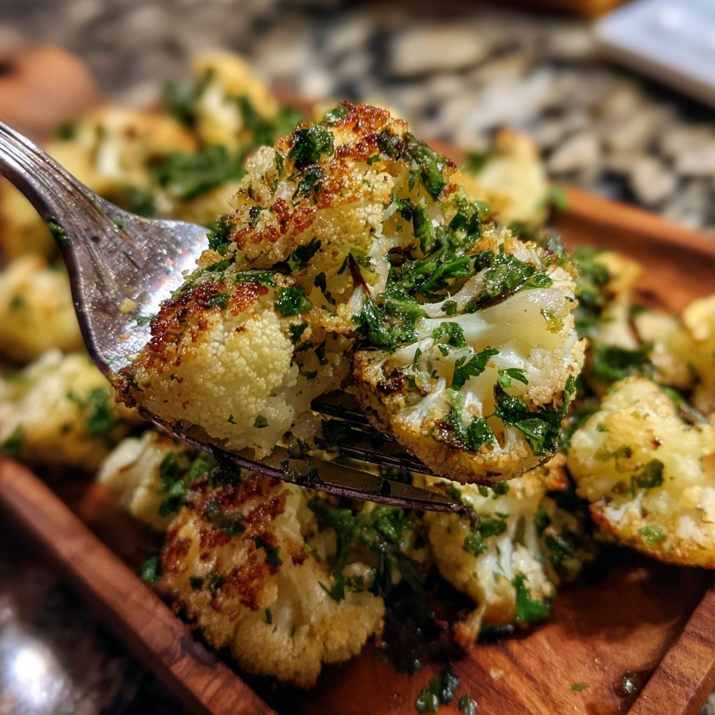 Blumenkohl mit Petersilie