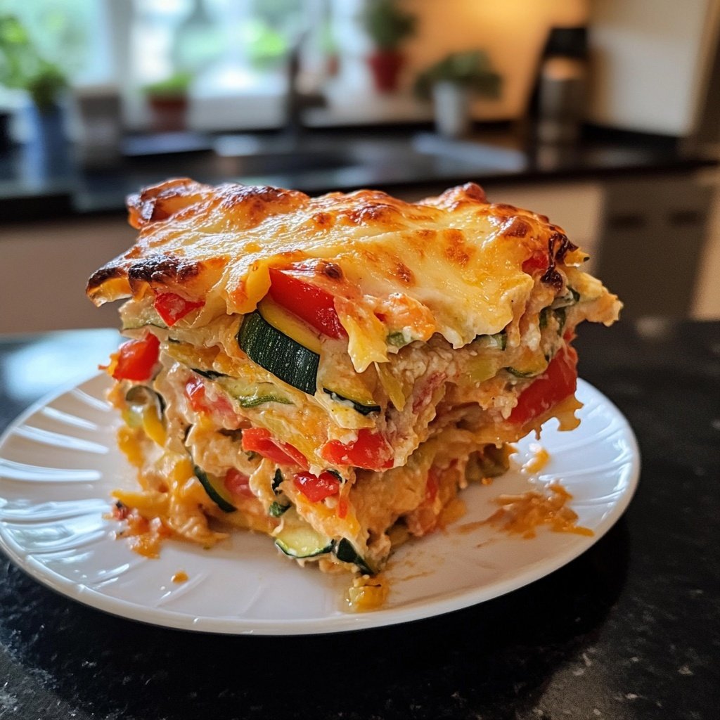 Gemüseauflauf mit Paprika